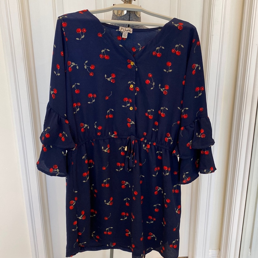 Cherry print tunic. Super cute!